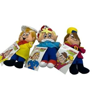 Vintage Kellogg's Rice Krispies Snap Crackle Pop Plush